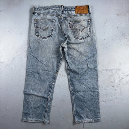 Levis 501 Vintage 90s Mex XX Straight Leg Jeans Blue Light Wash 36x30 Act 35x25