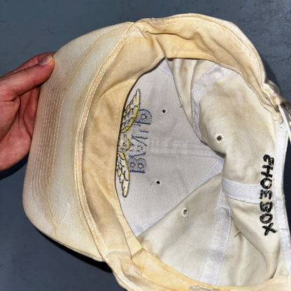 Bald In The USA VTG Hat Cap Snapback Dad Bald Eagle American Flag USA Shoebox