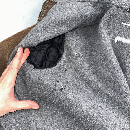 Carhartt Canvas Coat Bomber Jacket Workwear Hood Small Youth Boys Kids Detroit