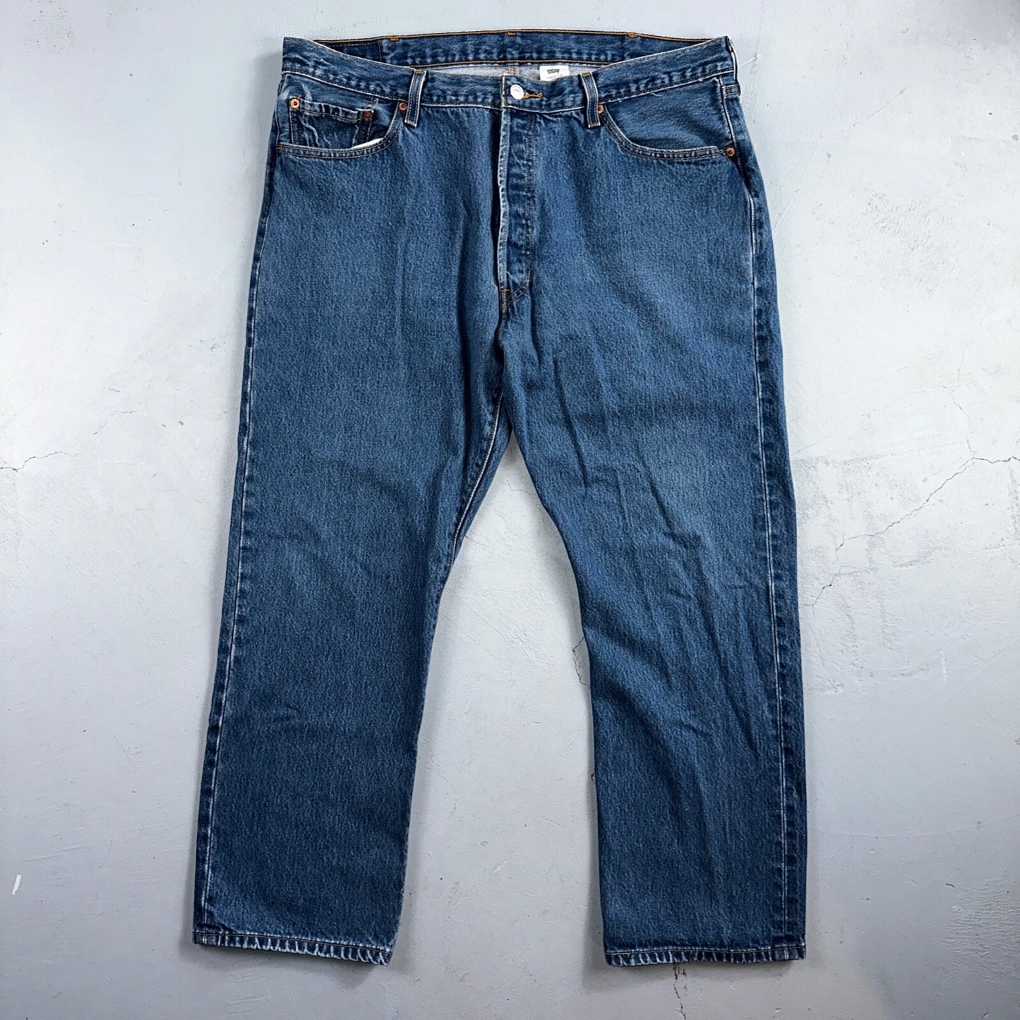 Levis 501 Vintage Y2K XX Straight Leg Jeans Blue Med Wash 42x32 Act 39x28