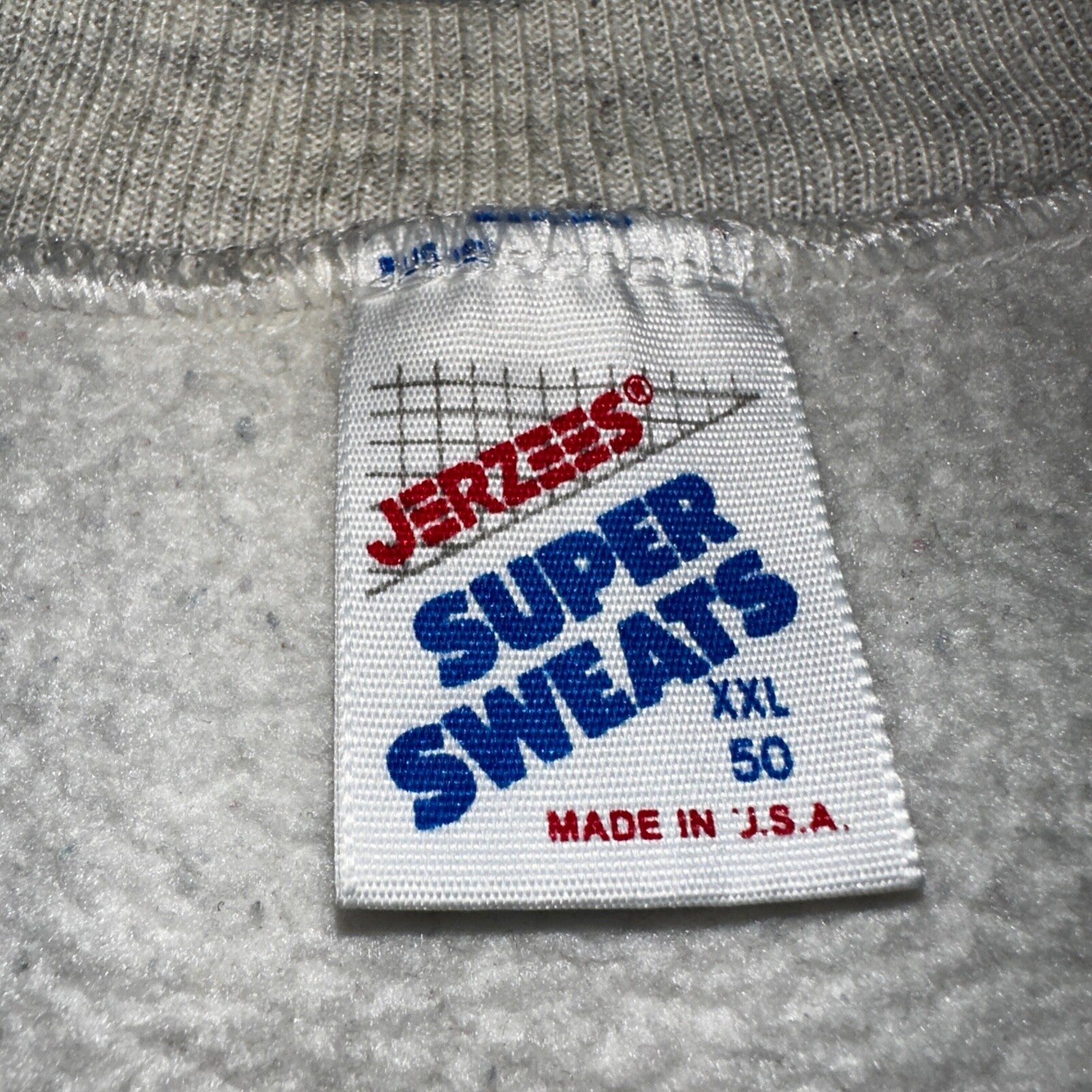 Tomorrow II Morrow Sweatshirt 90s VTG Crewneck USA Gray Construction 2XL Jerzees