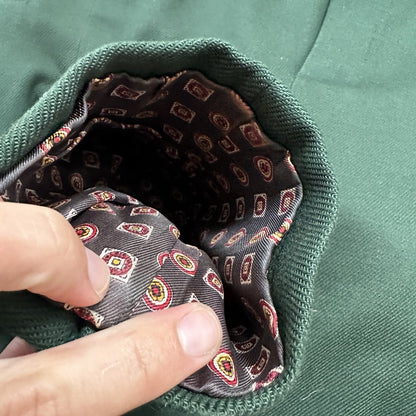 1960s 1970s Green Cashemere Sport Jacket VTG Mens Suit 44 34x32 Rockabilly Gray