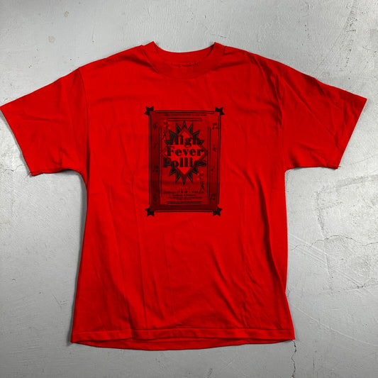 High Fever 90s VTG T Shirt Star USA Hanes 90s Follies Local Talent PDX Oregon