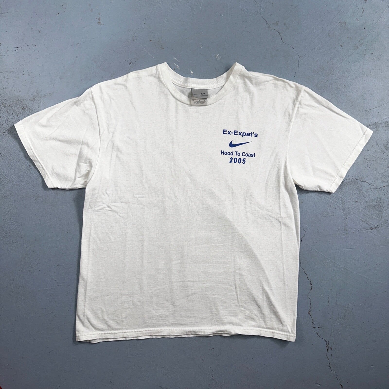 Nike Hood To Coast 2005 Y2K VTG T Shirt Promo Running Race Official Oregon PDX