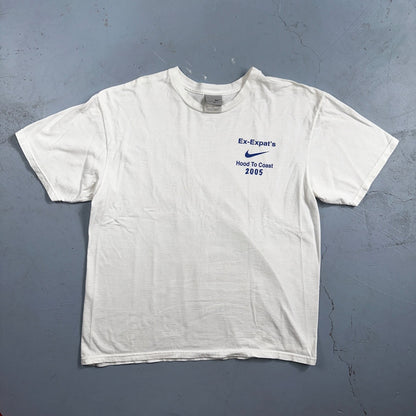 Nike Hood To Coast 2005 Y2K VTG T Shirt Promo Running Race Official Oregon PDX