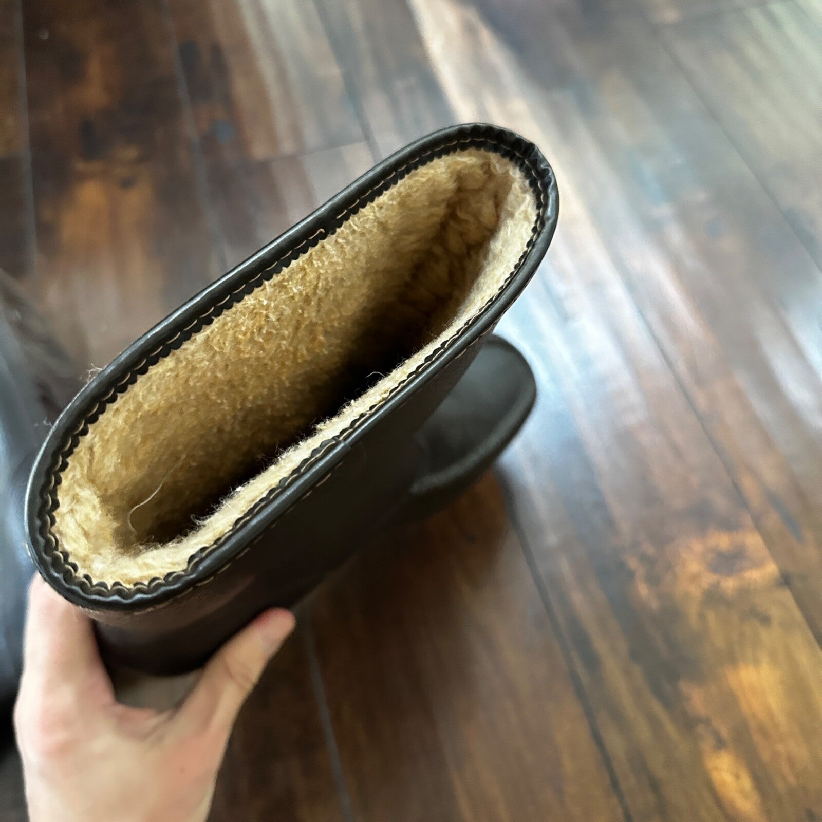 VTG Work Boots Men's 8 Brown Leather Waterproof Insulated USA Made Warm 80s