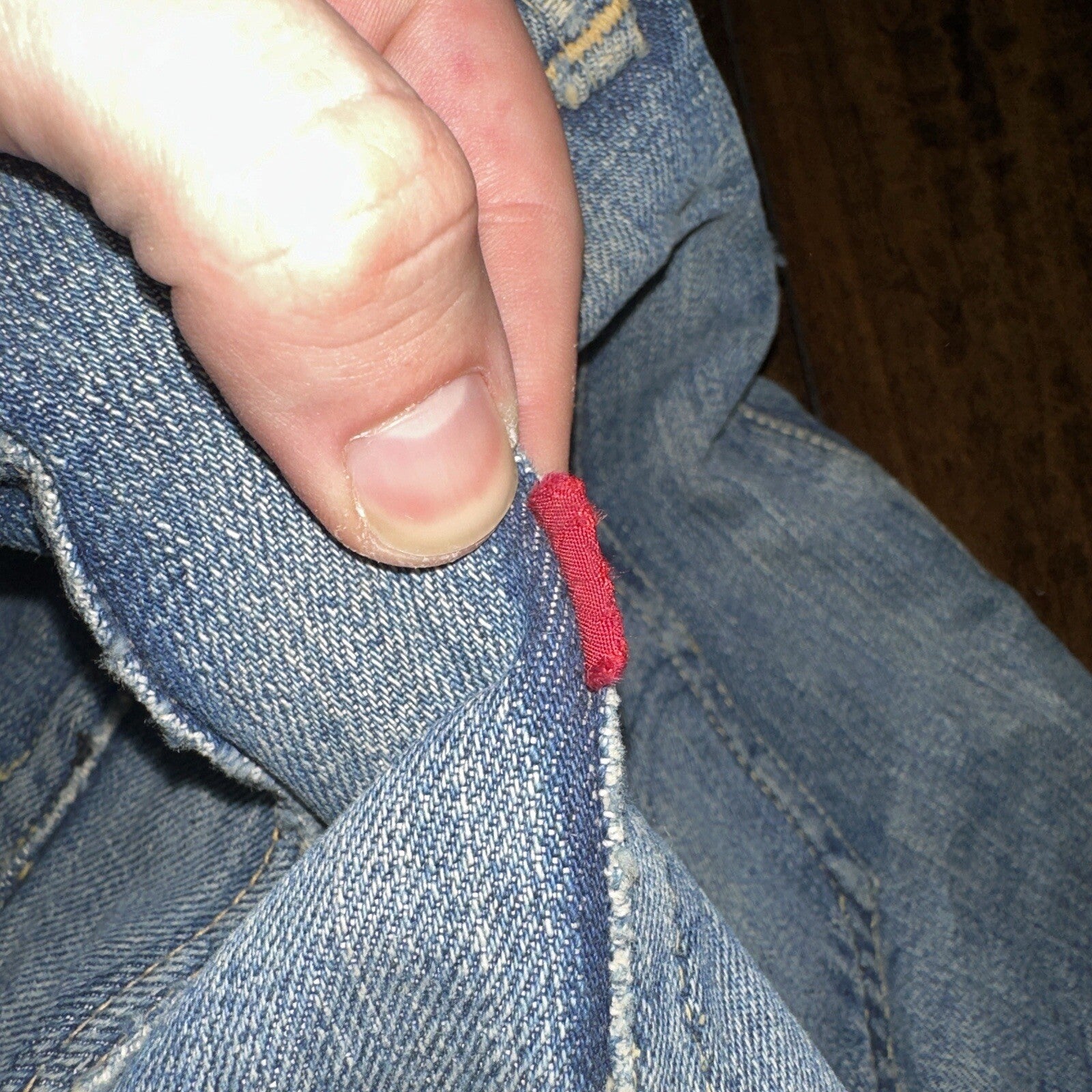 Levis 501 XX Big E True VTG 40s 50s Redline Selvedge Denim Jeans 1940s 25x26