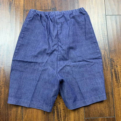 Vintage USA Rockabilly Womens Shorts Blue Skirt 60s 70s Top Bottom Sanforized