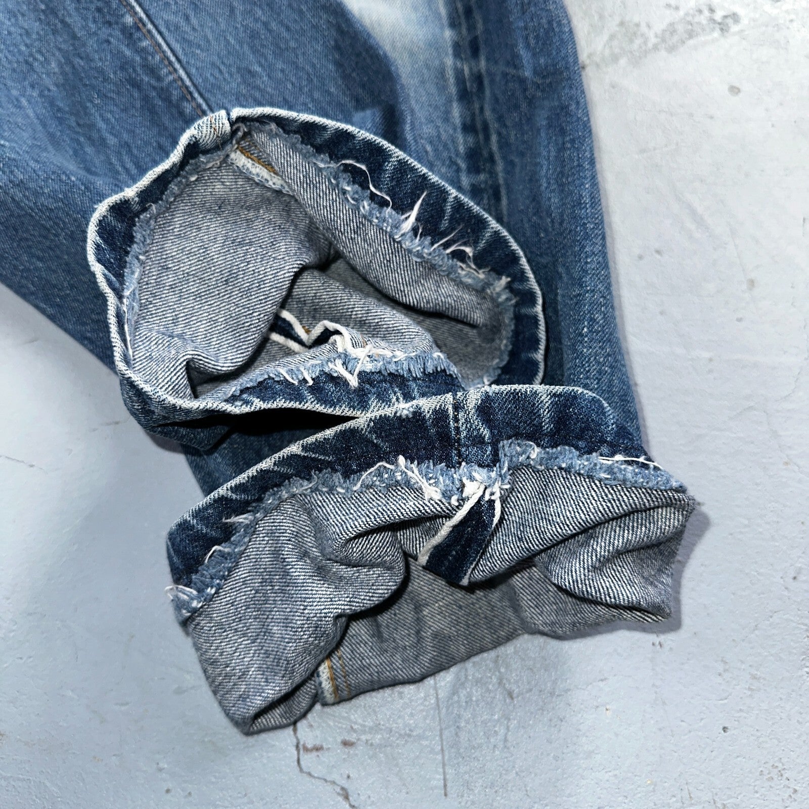 Levis 501 VTG 70s SS Redline Selvedge Jeans XX Med Wash 27x31 Tailored Altered