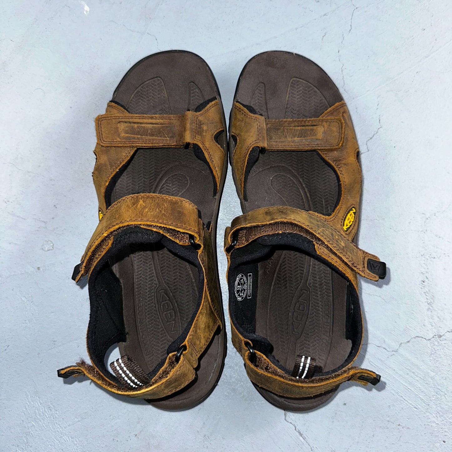 Keen US Mens Size 13 M Targhee III Open Toe Adjustable Waterproof Sandal Brown