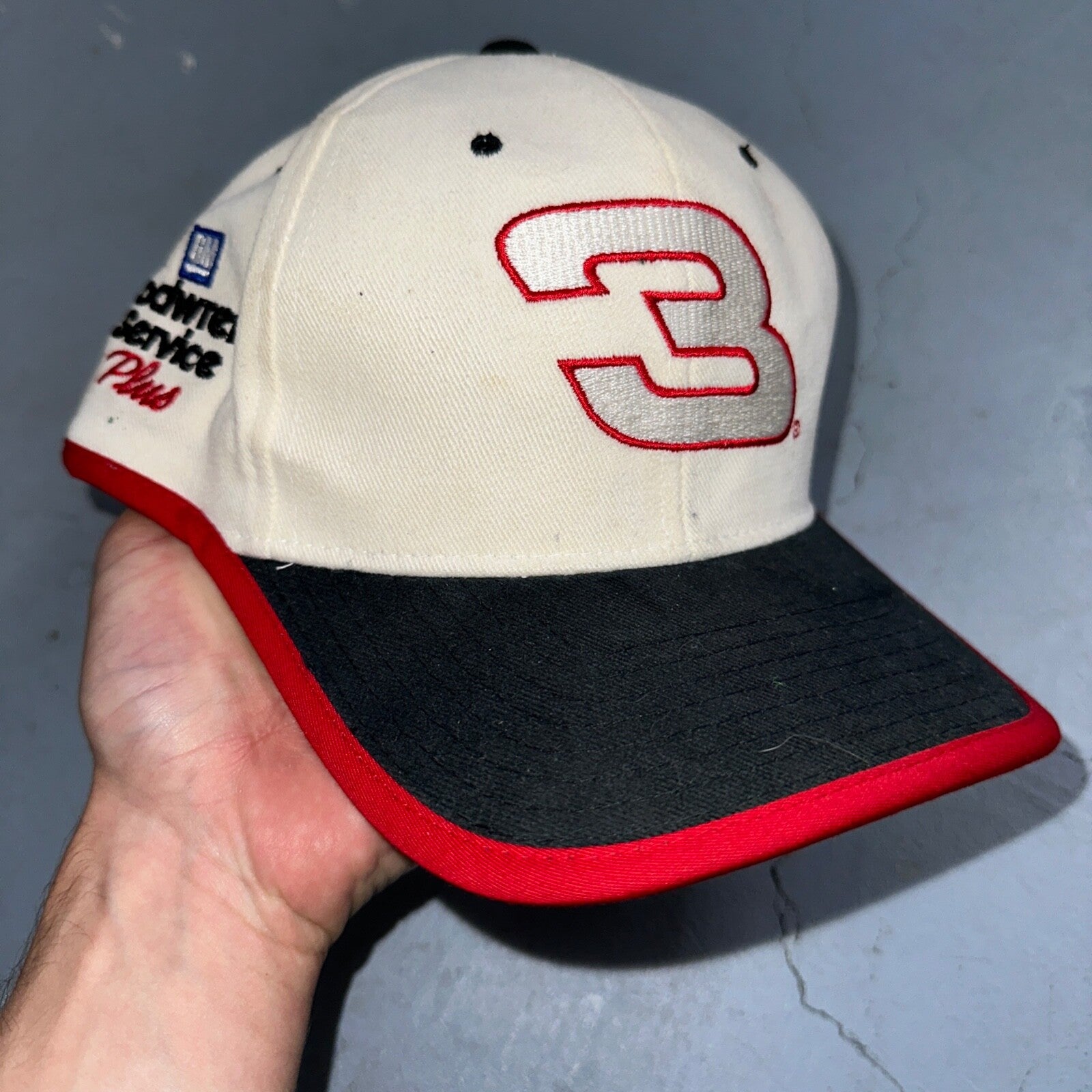 Chase Dale Earnhardt #3 VTG Hat Cap Snapback Nascar Good Wrench Rare 80s