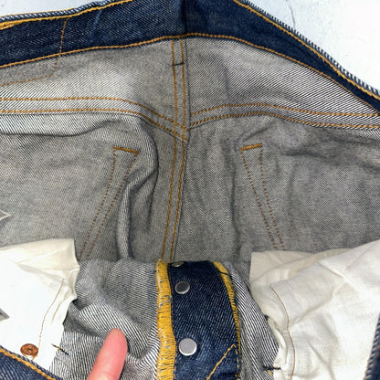 Levis 501 Y2K XX Straight Leg Jeans Blue VTG Dark Wash 34x31 Act 35x30