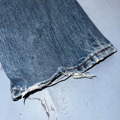 Levis 501 Vintage Y2K Mexico Straight Leg Jeans 31x32 90s Med Wash Act 30x30