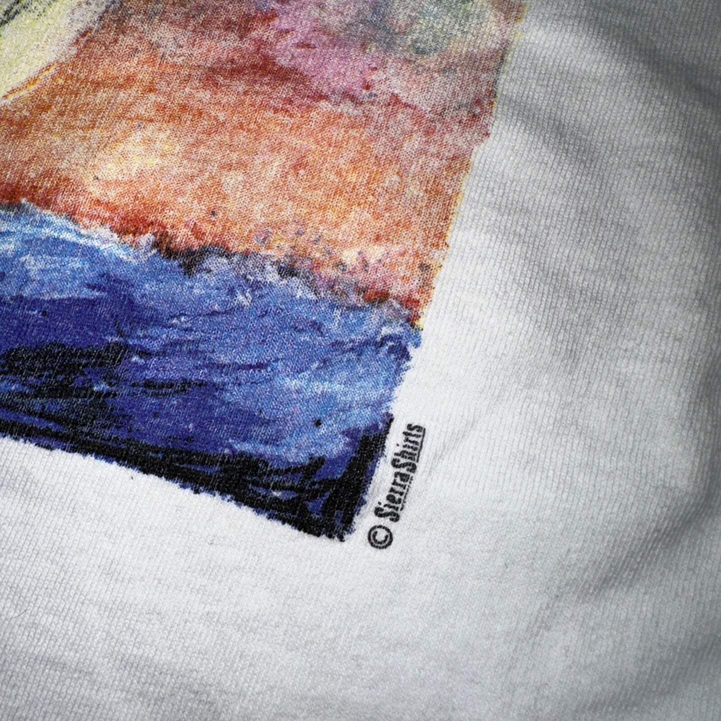 Art Carmel Sailboat VTG T Shirt Photography Rare Print Ocean Travel Sea Rap