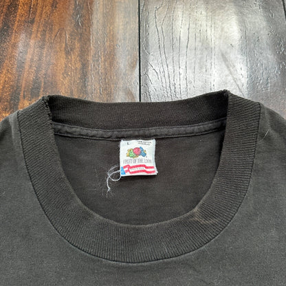 Galaxy Milky Way Earth 90s VTG T Shirt Single Stitch Saturn Planets Cool Space