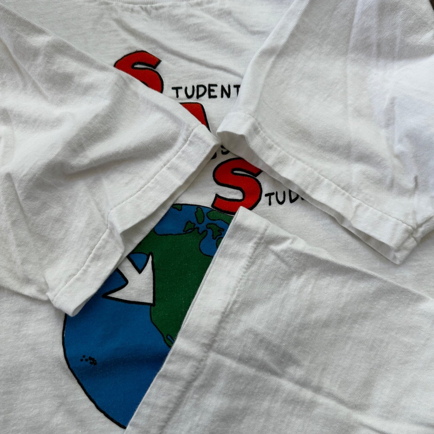 Earth SAS Fun VTG T Shirt Students You Are Here NASA Rap Planet Solar System