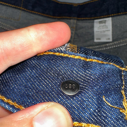 Levis 501 Vintage Y2K 90s XX Straight Leg Jeans Blue Dark Wash 36x40 Act 34x35