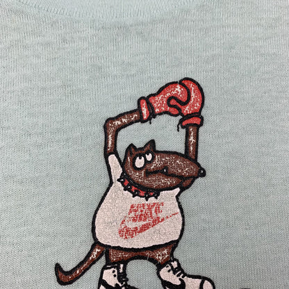 Nike Vintage T Shirt Mens Best Is Best Animals Dog Wolf Jordan Rap Cute Love Box