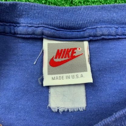 Nike Vintage T Shirt 90s Rare Chronicle Design Team Beer Relay Earth Employee 