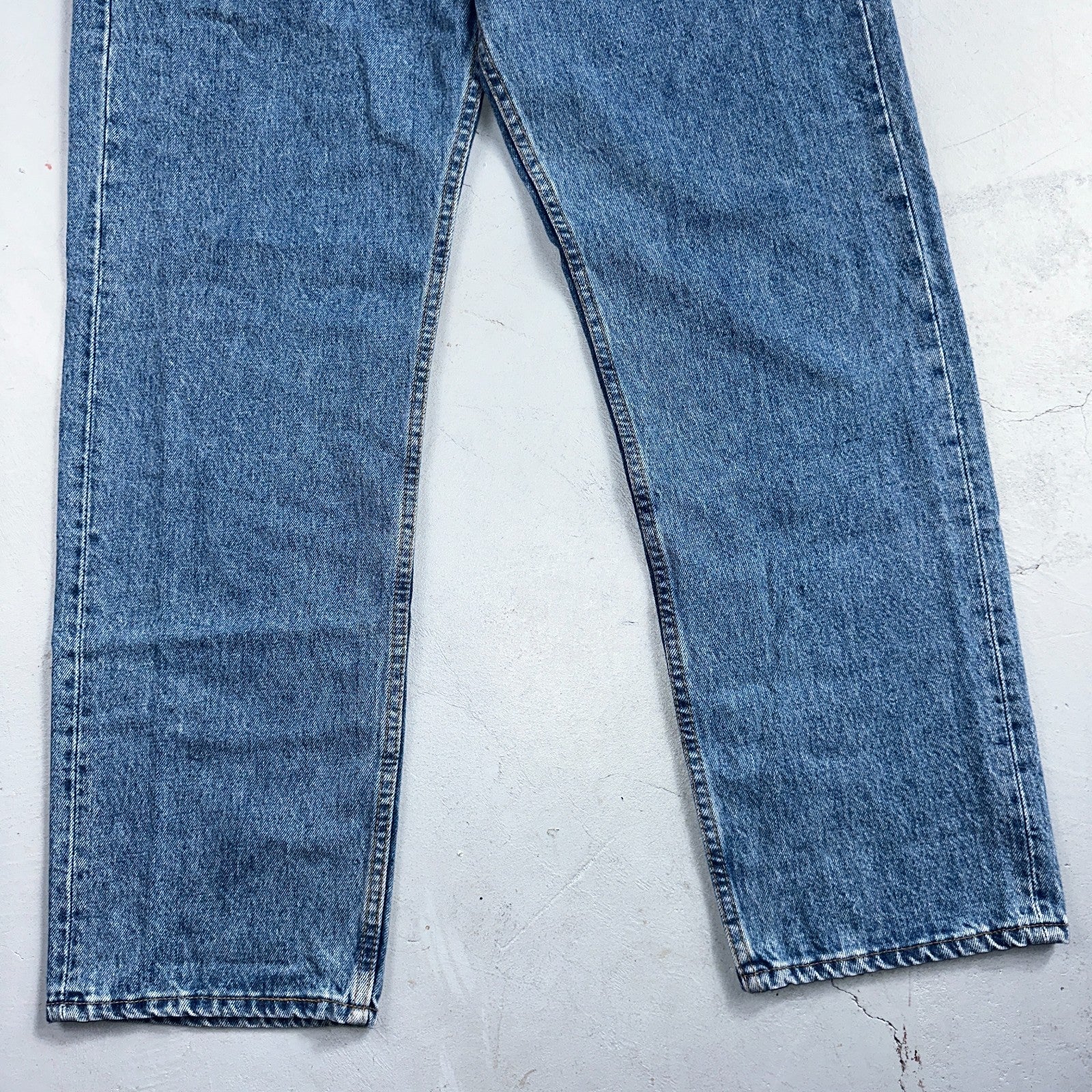 Levis 501 Vintage 90s USA XX Straight Leg Jeans Blue Med Wash 38x30 Act 36x29