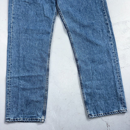 Levis 501 Vintage 90s USA XX Straight Leg Jeans Blue Med Wash 38x30 Act 36x29
