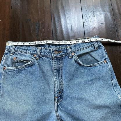 Vintage 80s Levis 505 Light Blue 70s Jeans USA Orange Tab 34x30 Act 31x29