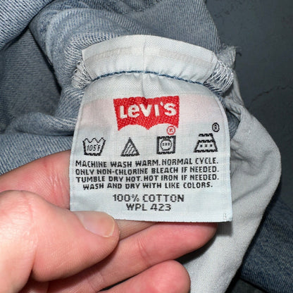 Levis 501 Vintage Y2K XX Straight Leg Jeans 90s Blue Light Wash 33x30 Act 32x28