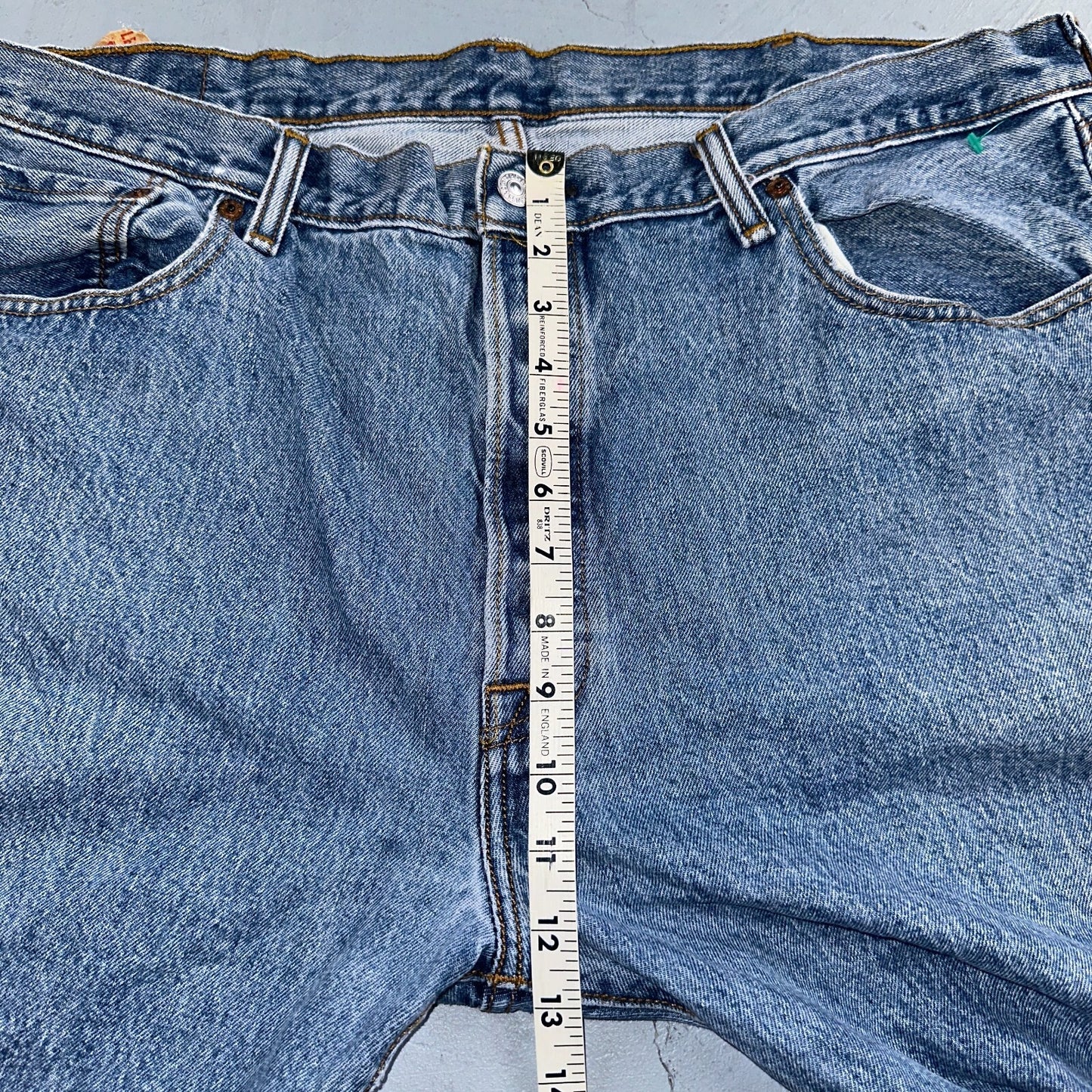 Levis 501 Y2K XX Straight Leg Jeans Blue VTG Light Wash 40x32 Act 40x30