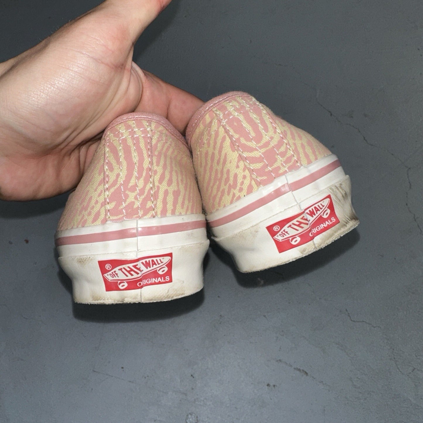 Vans Vault OG Authentic LX Salehe Bembury Spunge Peppercorn Size 12 Pink Tiger