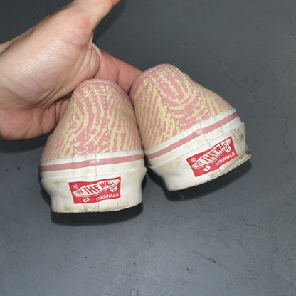 Vans Vault OG Authentic LX Salehe Bembury Spunge Peppercorn Size 12 Pink Tiger