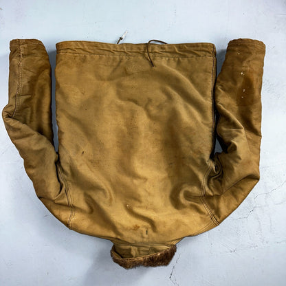 VTG WWII US NAVY USN N1 Deck Jacket Sz 38 Alpaca Stencil Work Coat Rare WW2