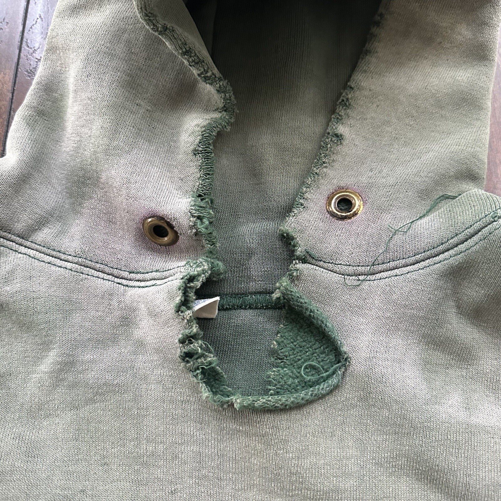 Champion 1970s Double Face RW Blank 70s Sweatshirt VTG Hoodie Afterhood Thrashed