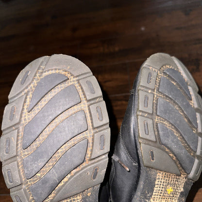 Dr. Martens Size 7 Black Reeder Low Top Work Shoes Air Wair AW004 Leather Tie