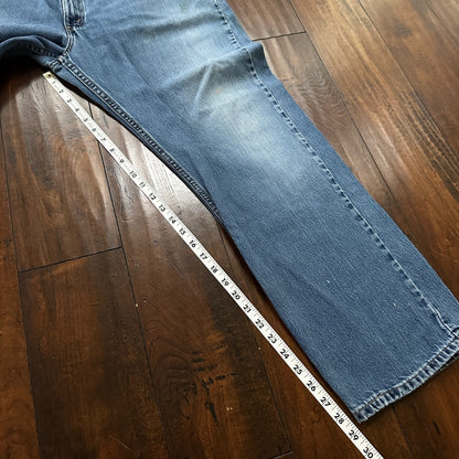 Levis 505 Vintage 90s Straight Leg XX USA Jeans 40x30 Med Wash Act 36x29