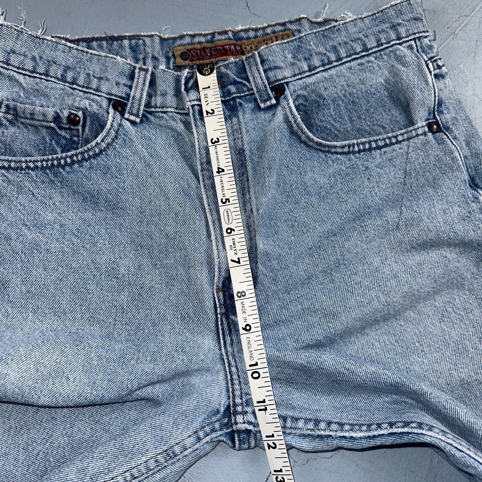 Levis 525 Silver Tab USA Vintage 90s Skater Jeans Light Wash Act 32x32 Act 30x30