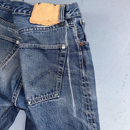 Levis 501 XX Big E Vintage 50s Redline Selvedge USA XX Reworked Jeans 29x29