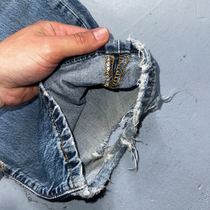 Levis 501 Vintage Y2K 90s XX Straight Leg Jeans Blue Light Wash 36x32 Act 35x31