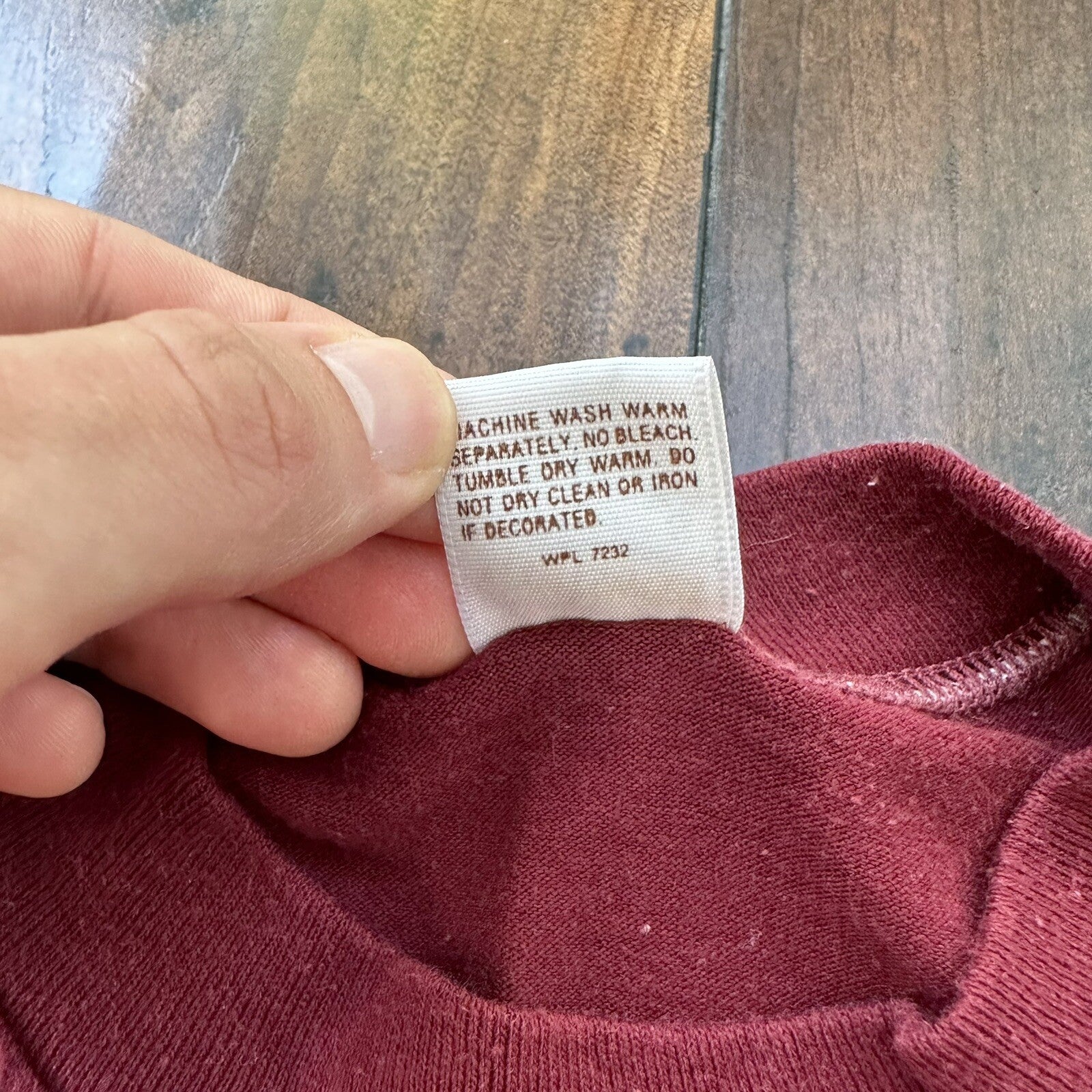 Nike 1983 Cascade Run Off T Shirt Vintage Geisha 80s Maroon Marathon Oregon Tee