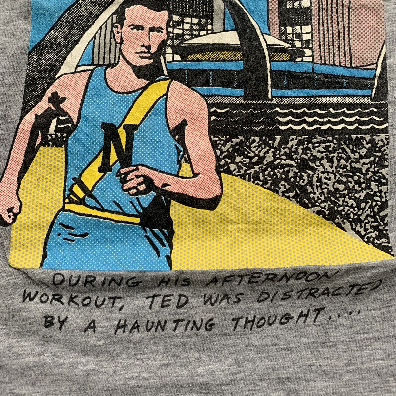 Nike Air Max Running Art Vintage T Shirt Cartoon Funny 90s Gray Tag Rap Toronto