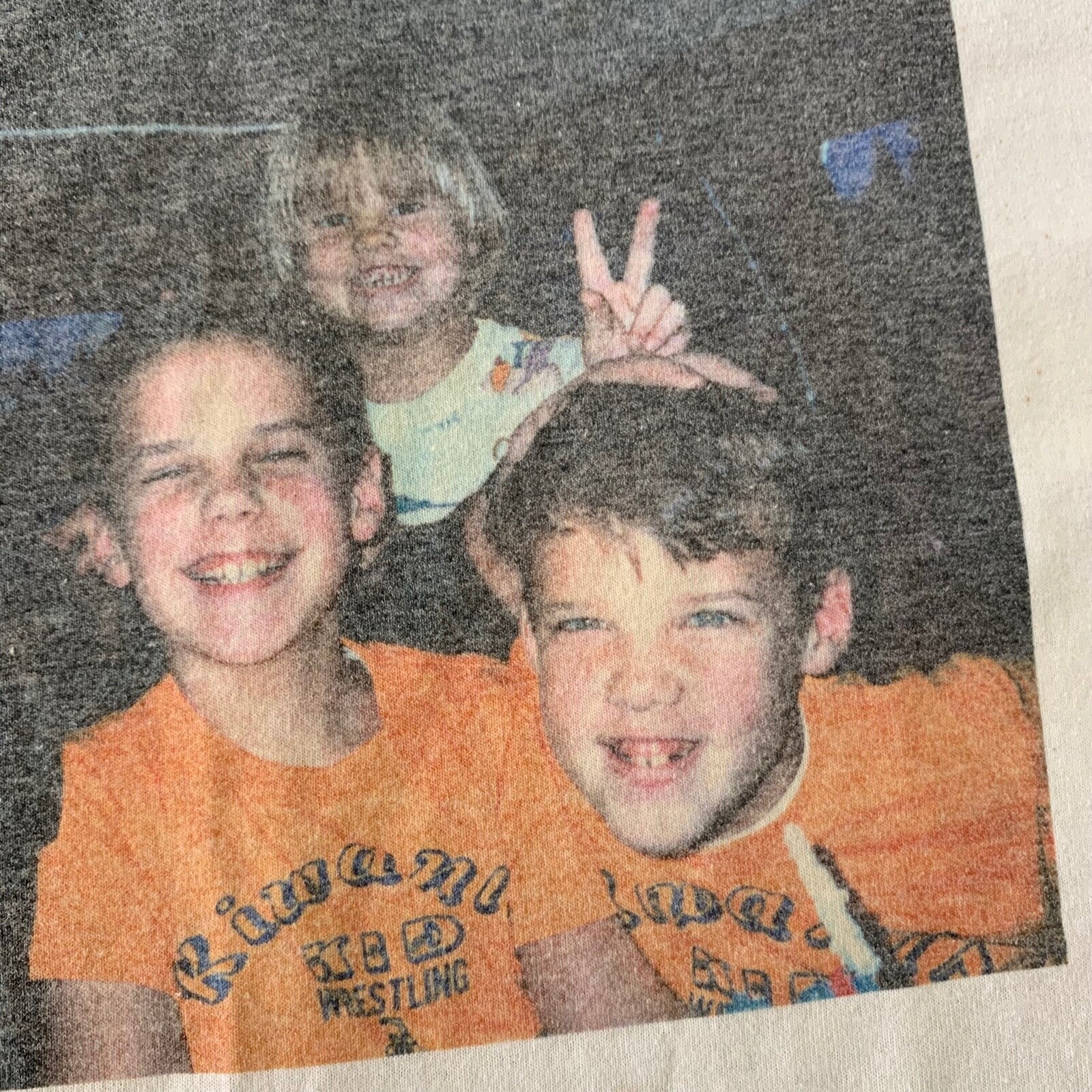 Funny Photo Vintage T Shirt hanes Thrashed Nirvana Random Family Rock Grunge Rap