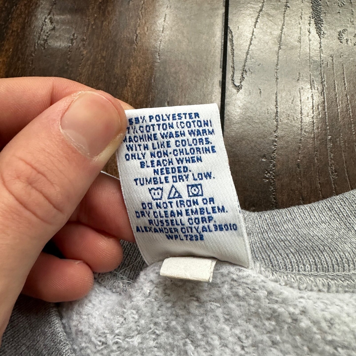 Vintage Russell Athletic Sweatshirt Grey L 90s V Basic Cool 1990s Gym