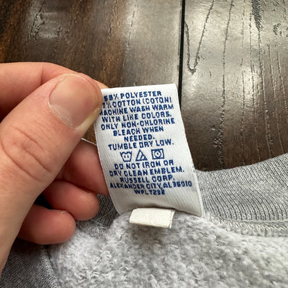 Vintage Russell Athletic Sweatshirt Grey L 90s V Basic Cool 1990s Gym