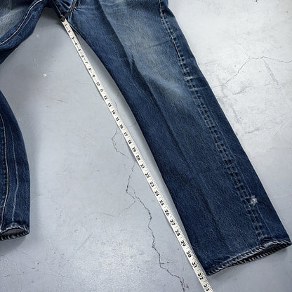 Levis 501 Vintage 80s Redline Selvedge USA XX Jeans Med Wash 40x36 Act 36x32