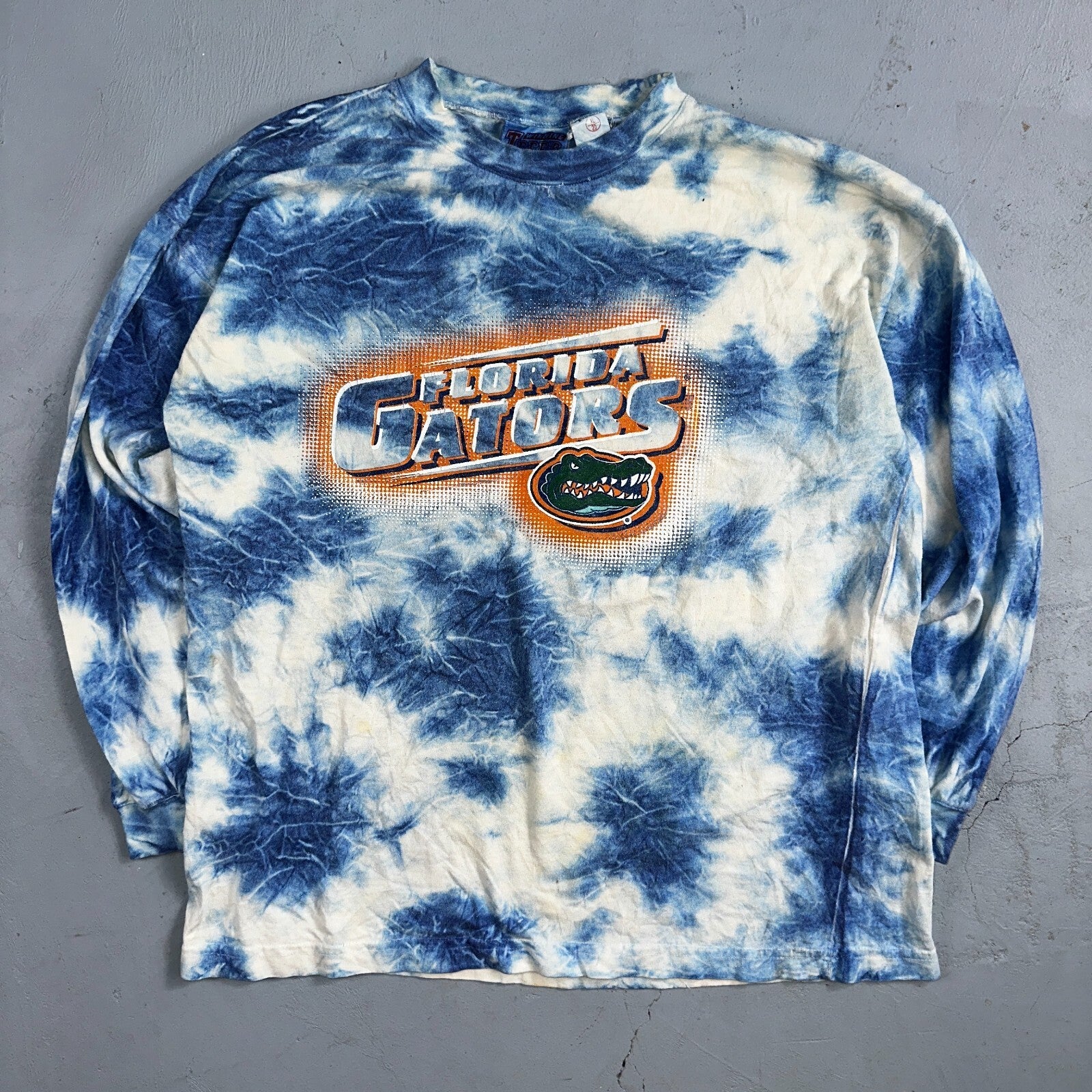 Florida Gators Tie Dye VTG T Shirt Winning Teees Sports Long Sleeve Basketball