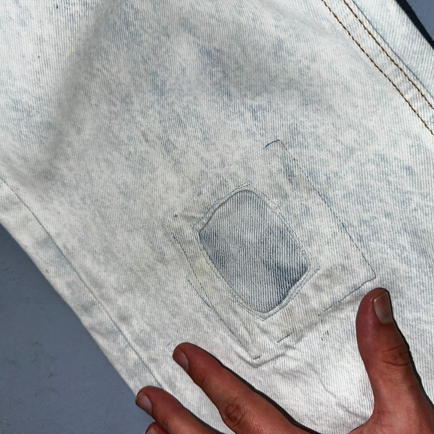 Levis 501 Vintage 90s USA XX Straight Leg Jeans 32x34 Blue Light Wash Act 29x32