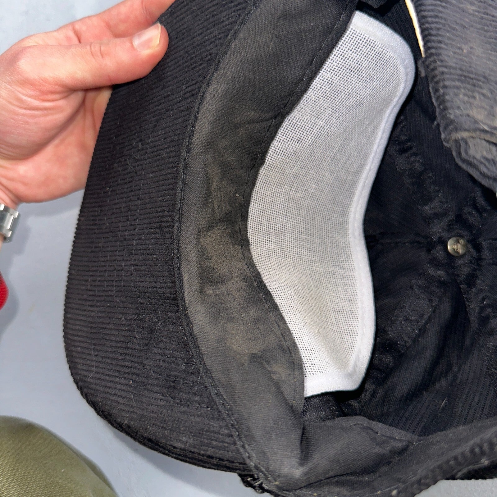 AT&T Fiber Optics Dragon Corduroy VTG Hat Cap Snapback Bell System Telephone Cal