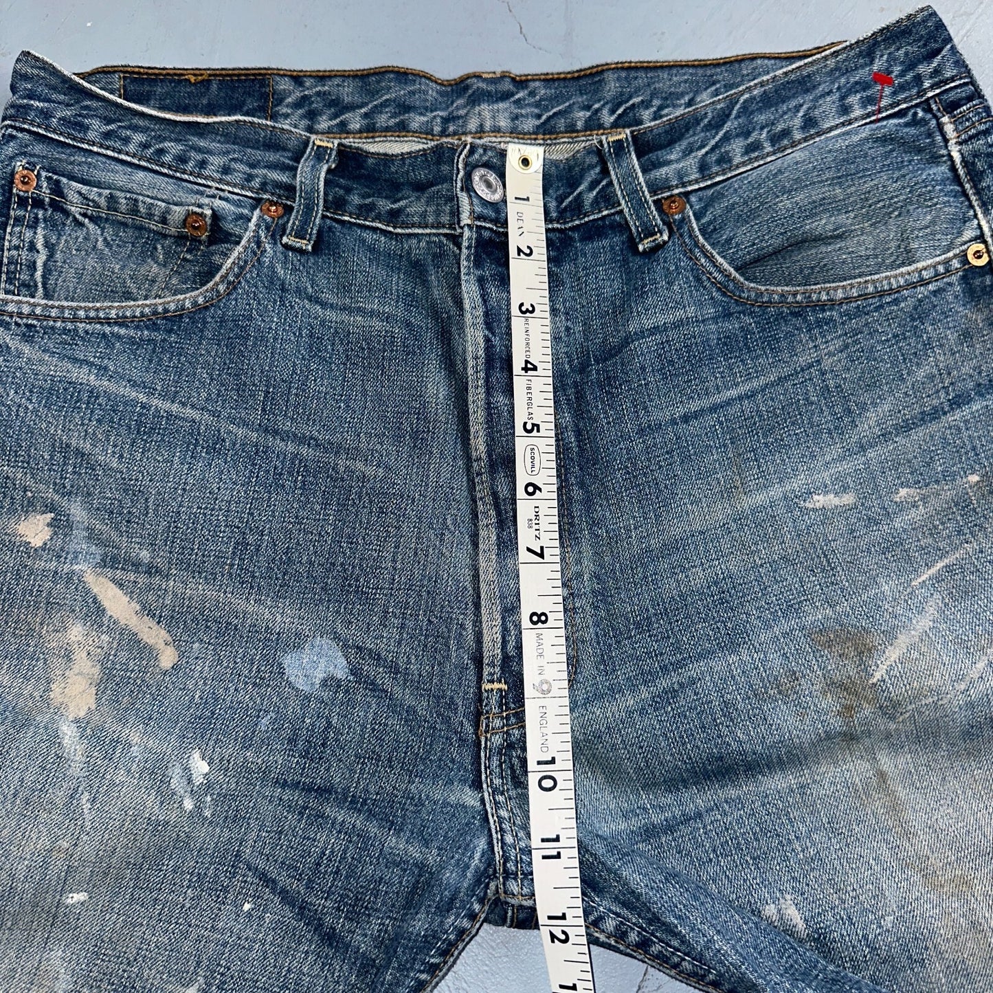 Levis 501 Vintage Y2K XX Straight Leg Jeans Blue Light Wash 34x32 Act 33x30