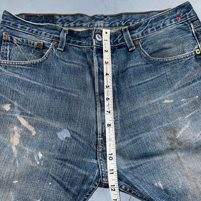 Levis 501 Vintage Y2K XX Straight Leg Jeans Blue Light Wash 34x32 Act 33x30