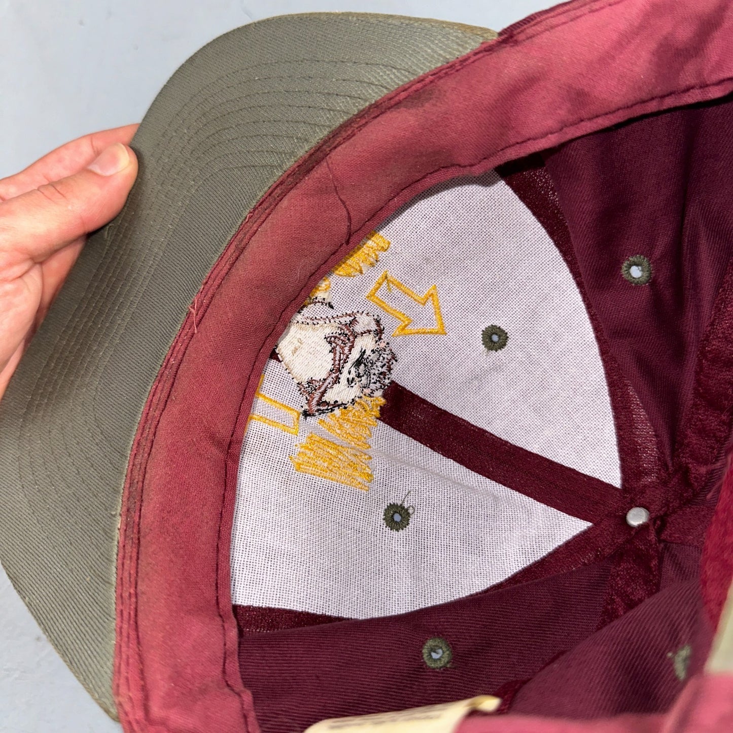 Vintage Taz Looney Tunes Hat My Way or No Way 90s Snapback Cap Warner Bros