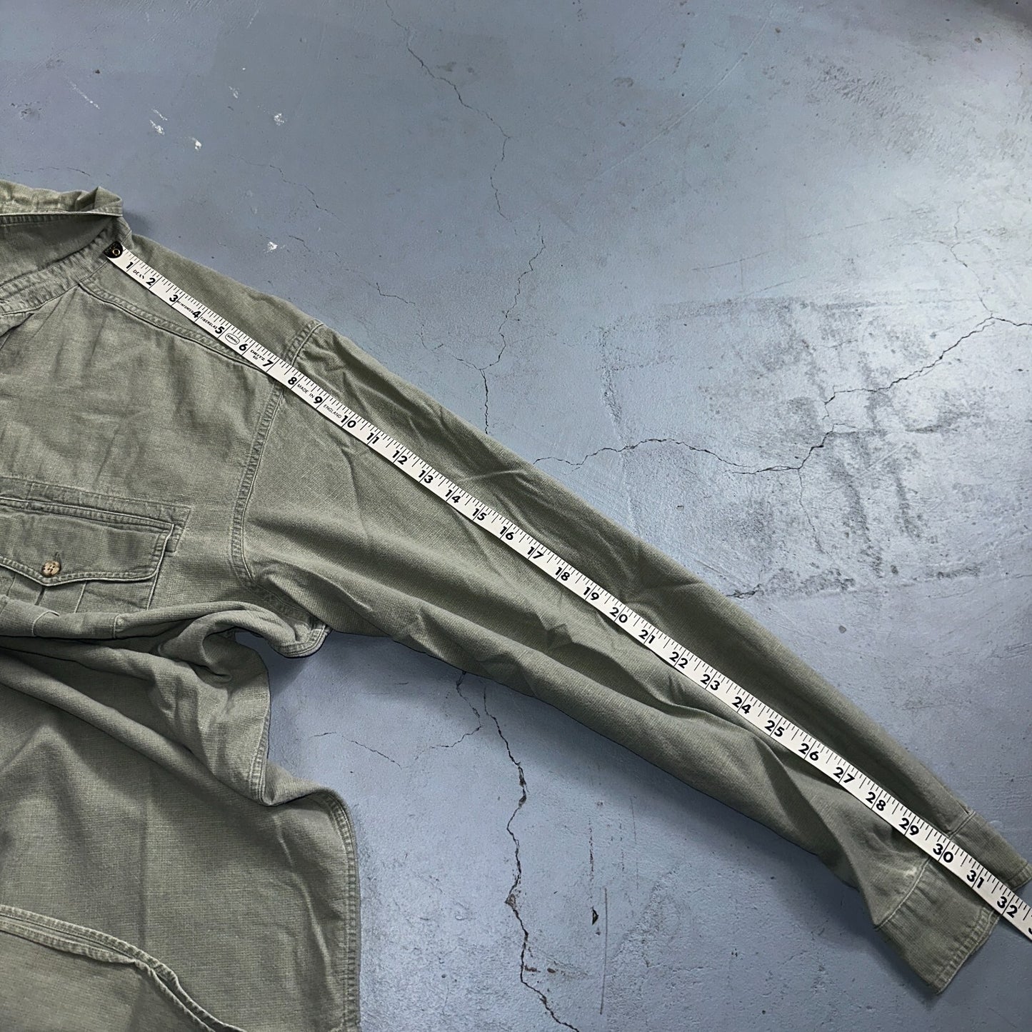 BANANA REPUBLIC 90s Vintage Safari Khaki Long Sleeve Shirt Men's L Outdoor